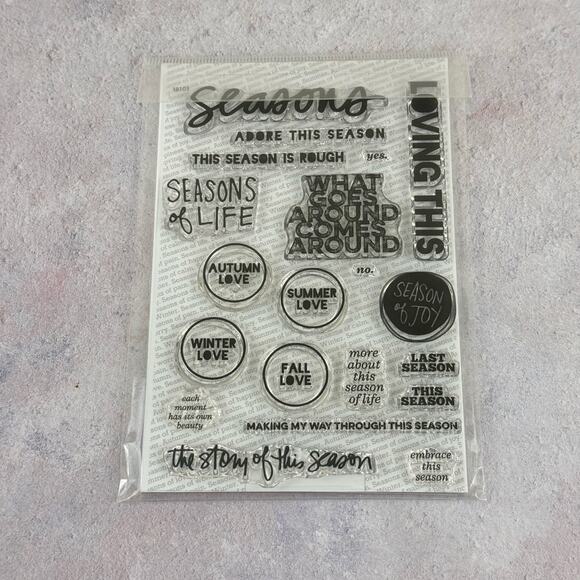 Ali Edwards Story Stamp SEASONS Documenting Storytelling Week in Life Journal - Picture 1 of 3